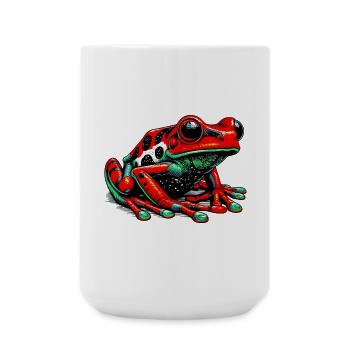 Frosch - Große Tasse 440 ml - Weiß - Vorne