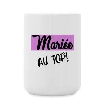 MARIEE. FUTURE MARIEE. EVJF - Grande tasse 440 ml - blanc - Devant
