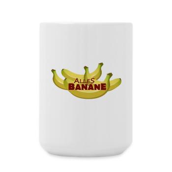 ALL BANANA - Large Mug 440 ml - white - Front