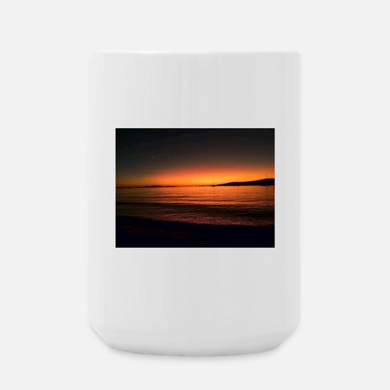 Seehaus. B Meer - Große Tasse 440 ml - Weiß