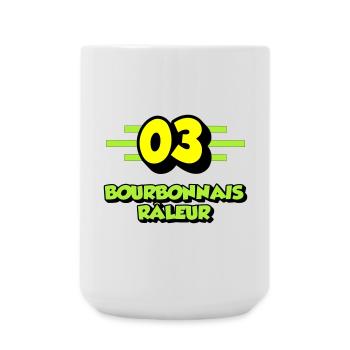 Bourbonnais râleur - Grande tasse 440 ml - blanc - Devant