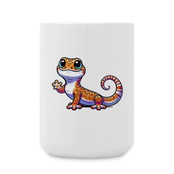 Gecko - Large Mug 440 ml - white - Front