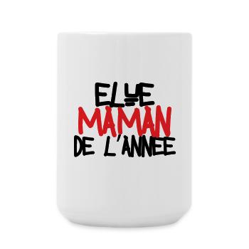 élue Maman de l'année - fête des mères - Grande tasse 440 ml - blanc - Devant