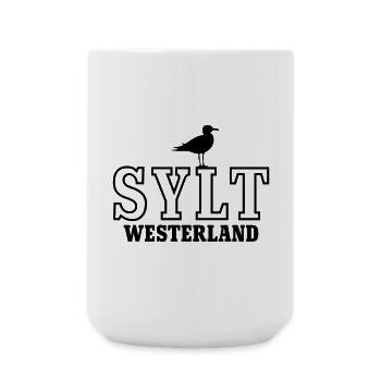 Sylt Westerland - Große Tasse 440 ml - Weiß - Vorne
