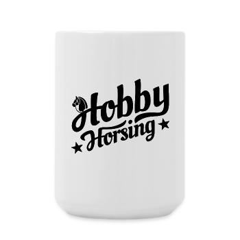 Hobby Horsing - Hobby Horse - Riding - Gift - Large Mug 440 ml - white - Front