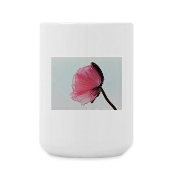 Pink Poppy - Große Tasse 440 ml - Weiß - Vorne
