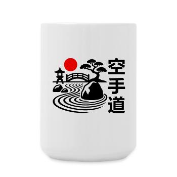 Karate Nature - Large Mug 440 ml - white - Front