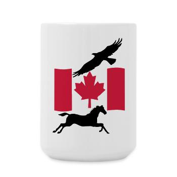 Liberté au Canada Don du Canada - Grande tasse 440 ml - blanc - Devant