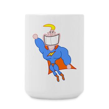 Superhero - Large Mug 440 ml - white - Front