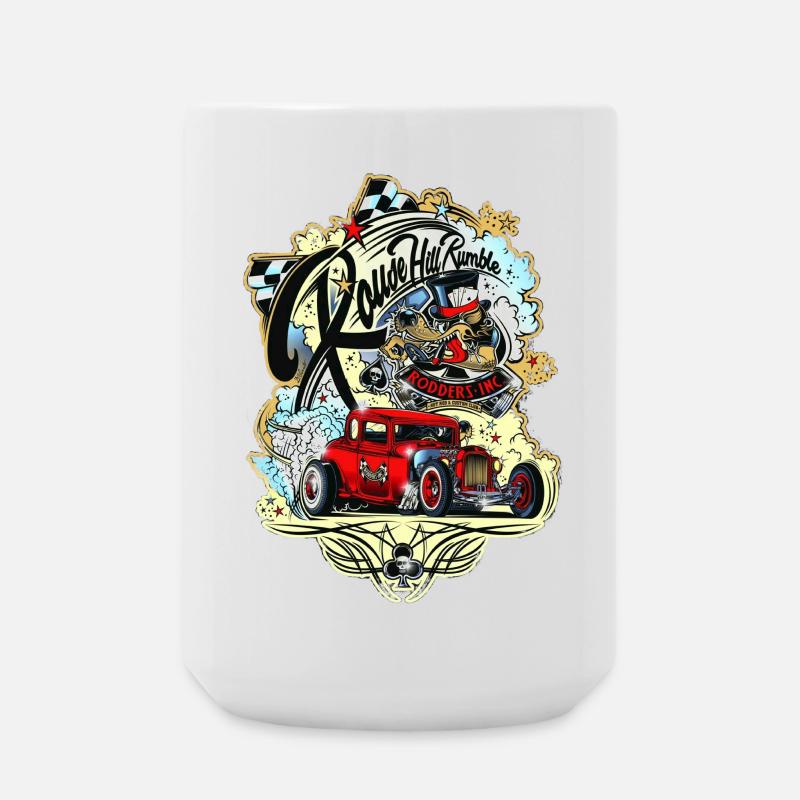 Hot Rod - Große Tasse 440 ml - Weiß
