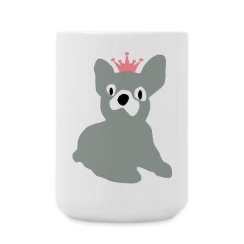 chien - Grande tasse 440 ml - blanc - Devant