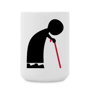grandma - Large Mug 440 ml - white - Front