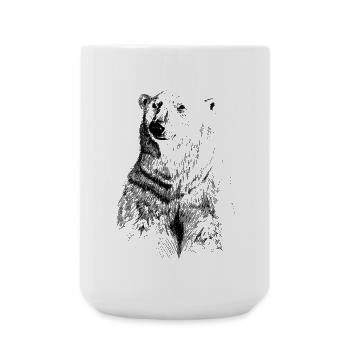 Eisbär - Große Tasse 440 ml - Weiß - Vorne