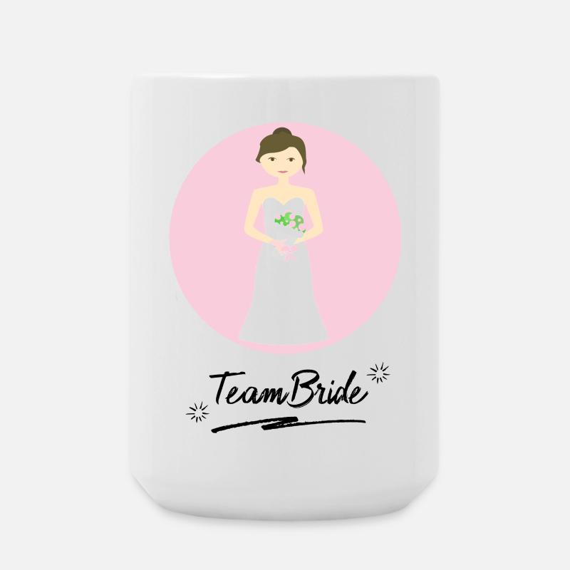 bride - Large Mug 440 ml - white