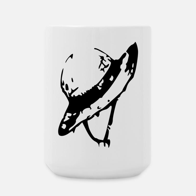 strohhut schema - Große Tasse 440 ml - Weiß