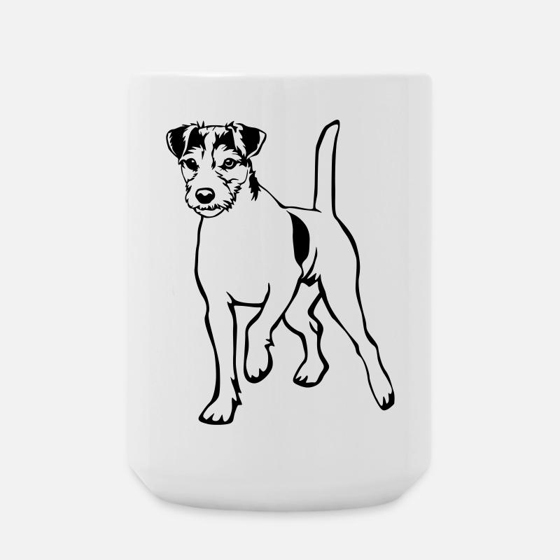 Parson Russell Terrier - Large Mug 440 ml - white