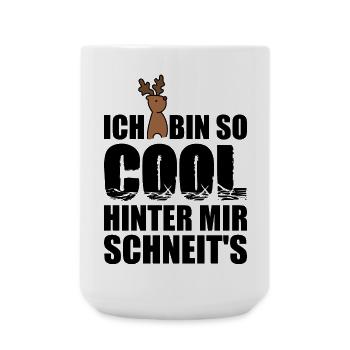 Lustige Sprüche für coole Typen - Große Tasse 440 ml - Weiß - Vorne
