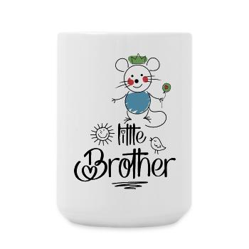 Kleiner Bruder - Große Tasse 440 ml - Weiß - Vorne