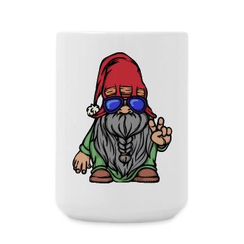 Beard Full Beard Facial Hair Beard Hairstyle - Large Mug 440 ml - white - Front