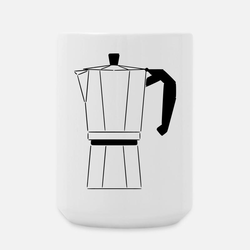 Cafe - Große Tasse 440 ml - Weiß