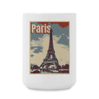 Paris Ville de l’amour - Grande tasse 440 ml - blanc - Devant