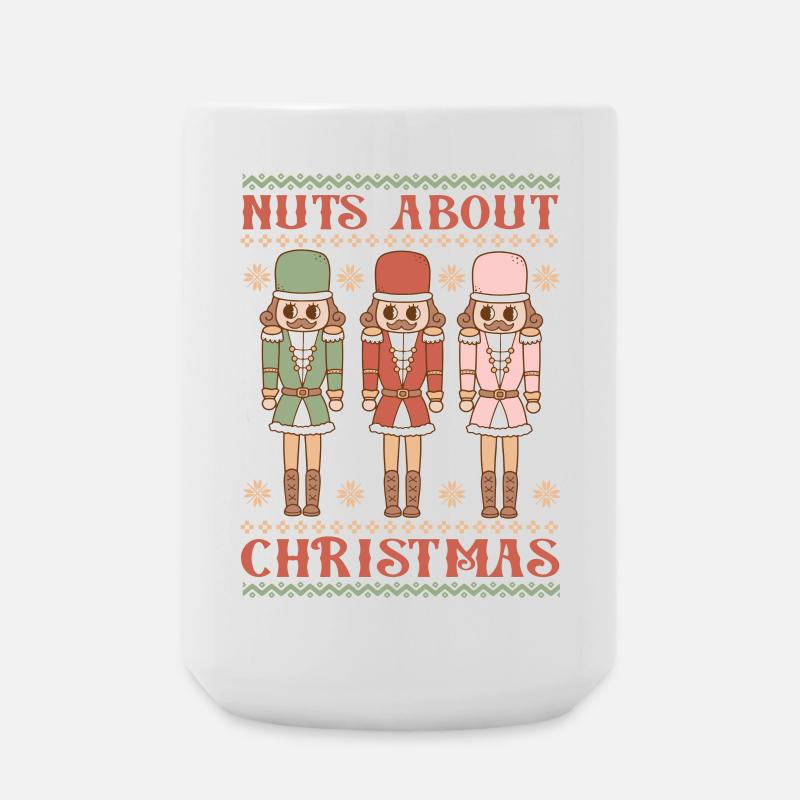 Hässlicher Weihnachtspullover - Große Tasse 440 ml - Weiß