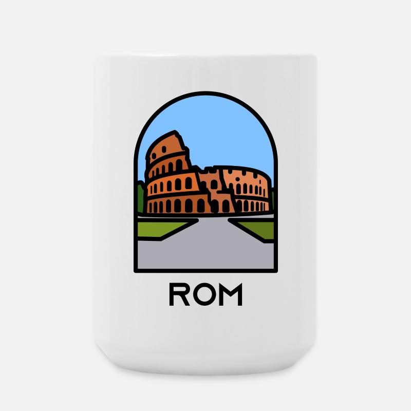 Rome - Colosseum - Large Mug 440 ml - white