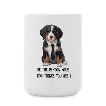 Bernese mountain dog - Large Mug 440 ml - white - Front