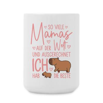 So viele Mamas Beste Mama Baby Muttertag Geschenk - Große Tasse 440 ml - Weiß - Vorne