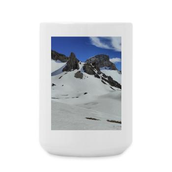 Lac Lauzon en hiver - Grande tasse 440 ml - blanc - Devant