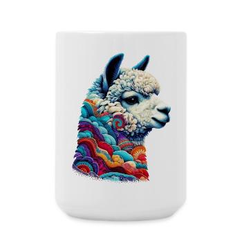 Alpaga - Grande tasse 440 ml - blanc - Devant