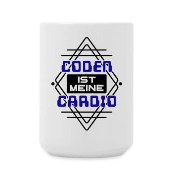 Software Developer Developer Cool Saying Coden - Large Mug 440 ml - white - Front