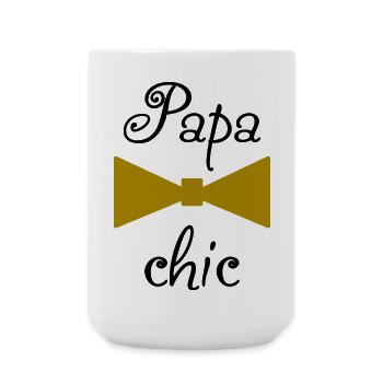 HAPPY FATHER'S DAY. DAD. FATHER's DAY - Large Mug 440 ml - white - Front