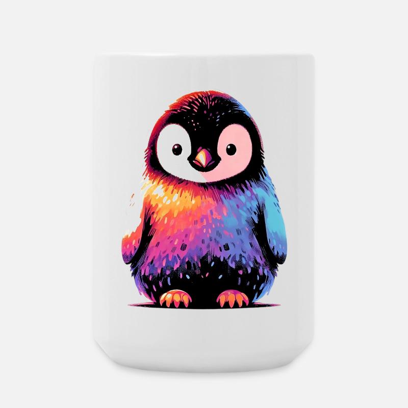 Pinguin - Große Tasse 440 ml - Weiß