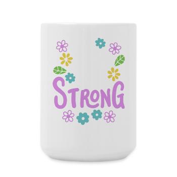 Christlich Glaube Bibelvers - Große Tasse 440 ml - Weiß - Vorne