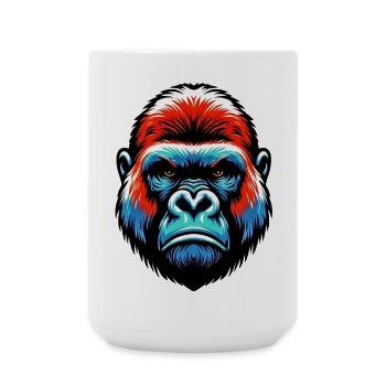 Gorilla - Large Mug 440 ml - white - Front