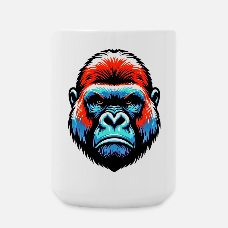 Gorilla - Large Mug 440 ml - white