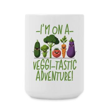 I'M ON A VIGGI-TASTIC ADVENTURE, VEGAN FUNNY - Large Mug 440 ml - white - Front