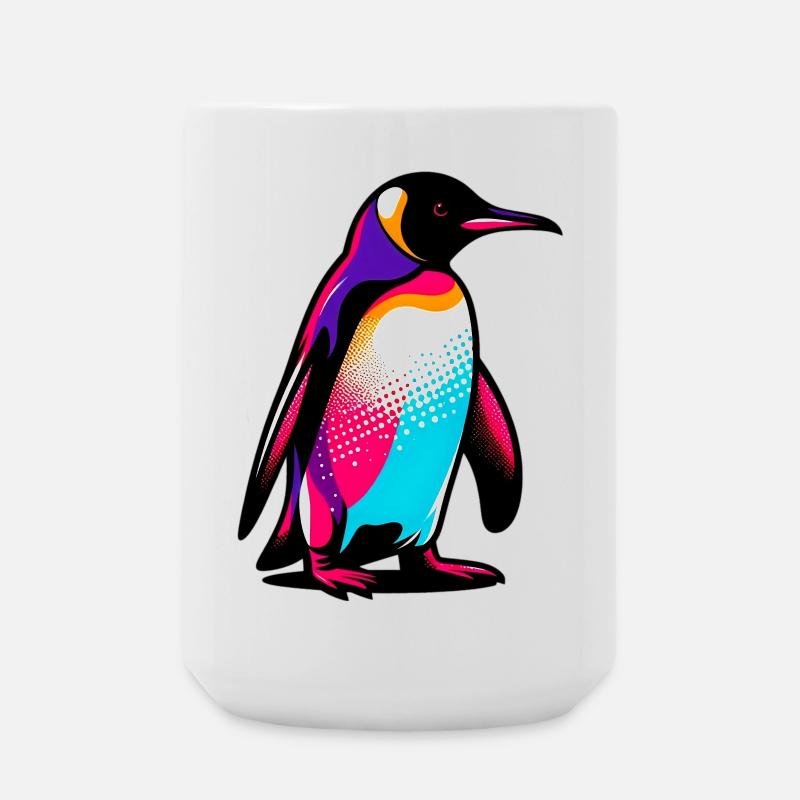 Pinguin - Große Tasse 440 ml - Weiß