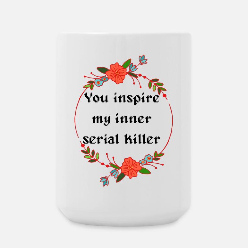 Serial killer - Große Tasse 440 ml - Weiß
