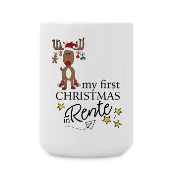 Dictons amusants pour les retraités - Grande tasse 440 ml - blanc - Devant