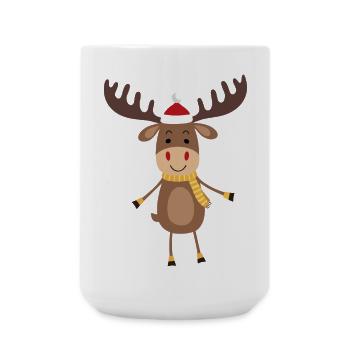 Noël drôle - Grande tasse 440 ml - blanc - Devant