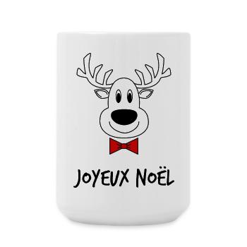 WEIHNACHTEN. FROHE WEIHNACHTEN. FROHE WEIHNACHTEN - Große Tasse 440 ml - Weiß - Vorne