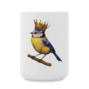 Roi de l’automne - Grande tasse 440 ml - blanc - Devant