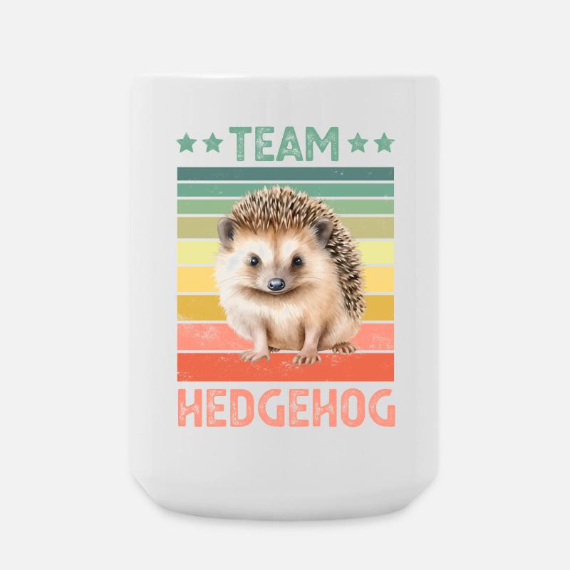 Igel - Große Tasse 440 ml - Weiß