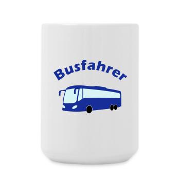Busfahrer Design - Große Tasse 440 ml - Weiß - Vorne