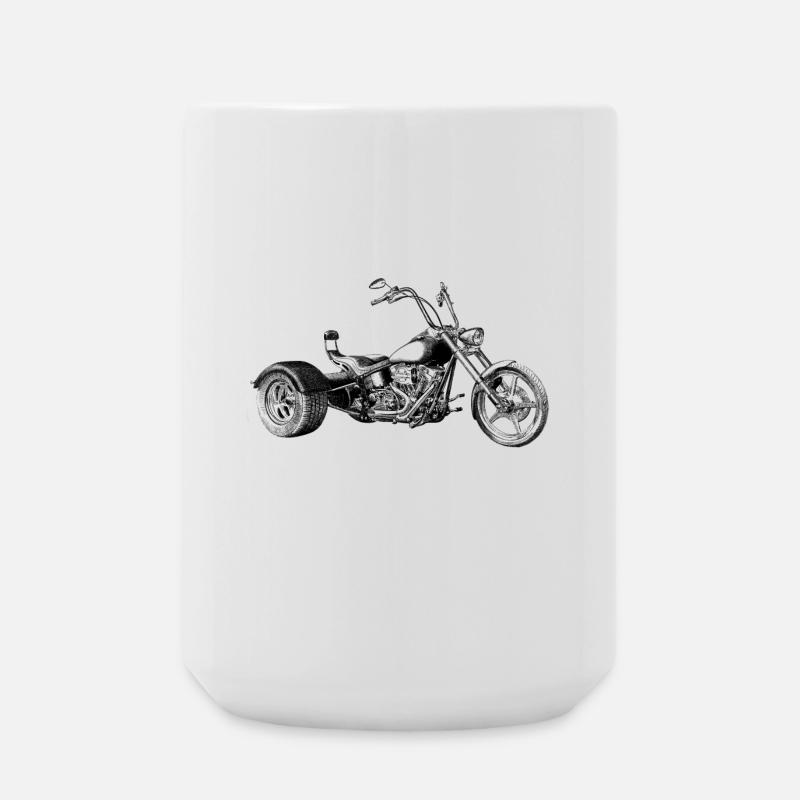 trike - Large Mug 440 ml - white