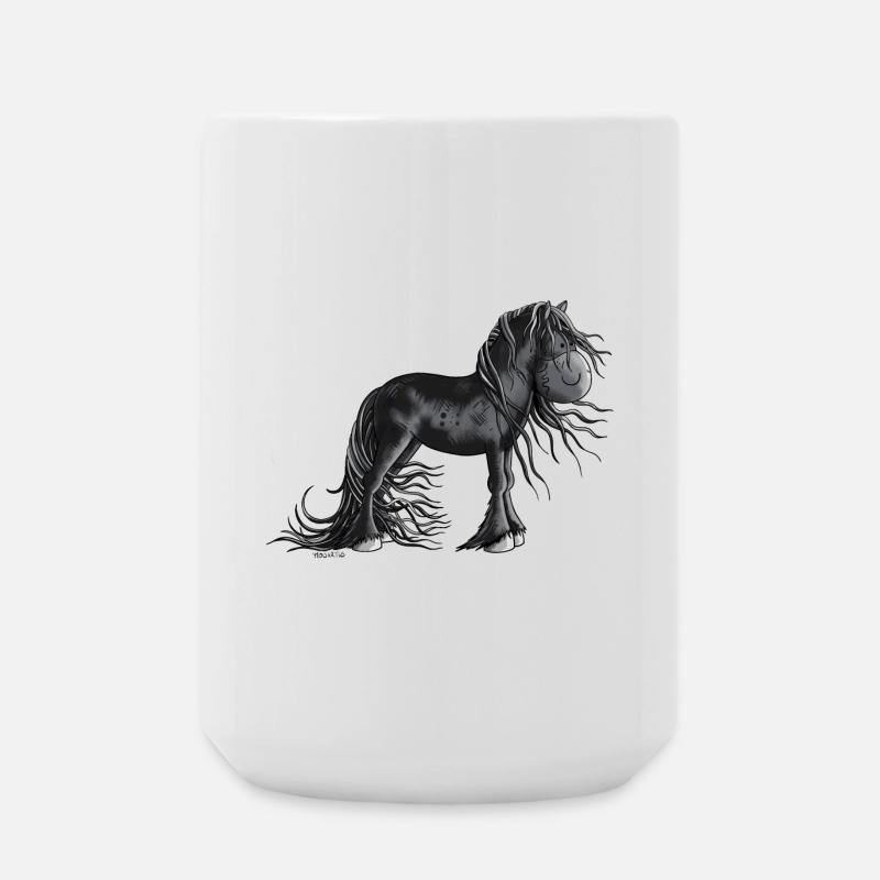 Sweet Friesian Horse - Large Mug 440 ml - white