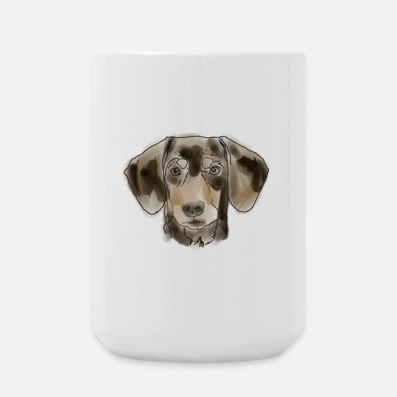 Dachshund - Large Mug 440 ml - white
