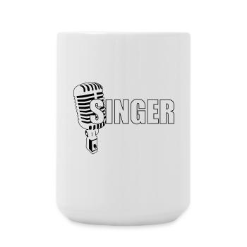 Sänger - Musik - Große Tasse 440 ml - Weiß - Vorne